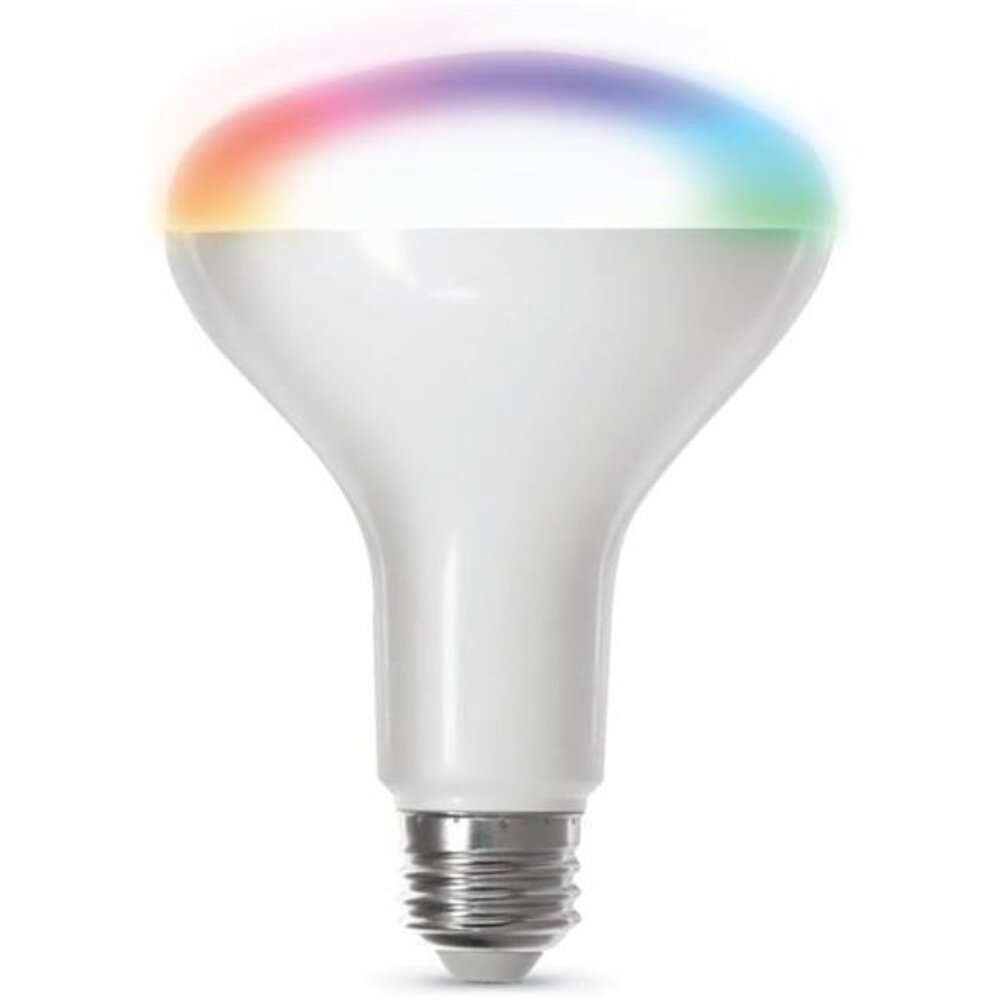 Feit Electric BR30 Smart Flood Light Bulb,2.4GHz WiFi Color Changing
